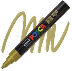 uni UNI PC-5M Posca jelölőfilc, 1, 8-2, 5 mm, arany, D, 16261 (bx6)x144x288 (M300-POSCA)