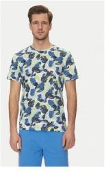 BLEND Férfi kevert anyagú póló, 20717778, Pamut, XL INTL, Kék (0000304641473_XL)