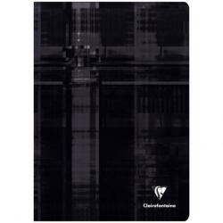 Clairefontaine A4-es tűzött jegyzetfüzet, 48 lap, 29, 7 x 21 cm, Dictando, fekete (3165C-01J)