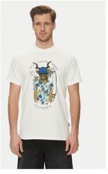 BLEND Férfi kevert anyagú póló, 20718280, Pamut, L INTL, Fehér (0000304799150_L)