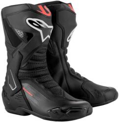Alpinestars SMX-6 3 Csizma, fekete/ fluo piros, 2025, mérete 45 (M133-51-45)