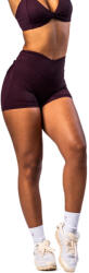 Nebbia STRONG BEAUTY V-shaping Belt Shorts 428 dark red Női rövidnadrág S