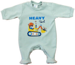 Asti Vékony, pamut rugdalózó Munkagép mintával