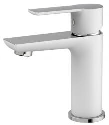  Mosdó csaptelep MINOTTI STELA fehér/króm, POP-UP nélkül (2212)