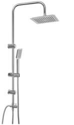  MINOTTI felszálló zuhanyszett szögletes fejjel, króm (MUT365)