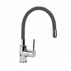  MINOTTI TUBO flexibilis mosogatócsaptelep, 2 csöves, antracit (6134A)