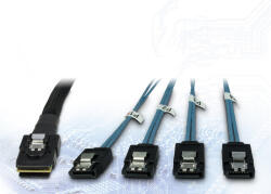 Inter-Tech (SFF-8087) Mini-SAS to 4x SATA, cross-over, 1 m (88885237)