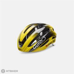 Giro Aries Spherical sisak, mat black/yellow visma (L)