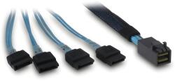 Inter-Tech (SFF-8643) Mini-SAS HD to 4x SATA, cross-over, 0, 7 m (88885670)