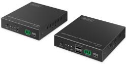 ASSMANN DS-55348 HDMI 4K UHD 60Hz KVM IP 40km/300m optikai extender szett (DS-55348) - officedepot