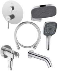 Oltens Set baterie cadă-duș Oltens Rann 34111100, cap de duș Oltens Vann 37008100, 39403100, 39100100, 37108100, 39304100, 37200100 (36079100)