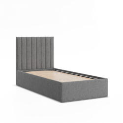 GreenSite Polla Egyszemélyes Ágykeret (Matrac Nélkül), Szövet, Szürke