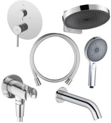 Oltens Set baterie cadă-duș Oltens Rann 34111100, cap de duș Oltens Vann 37007100, 39403100, 39100100, 37107100, 39304100, 37200100 (36074100)