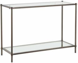  Guido Maria Kretschmer Konzolasztal - Fém/Üveg, Barna/Átlátszó