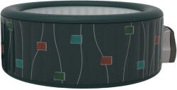 avenli Vienna 4-6 személyes 175x70cm Felfújható Jakuzzi szett - sötétszürke (17283EUV13)