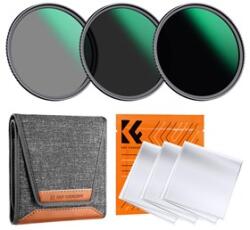K and F Concept K&F Concept Professzionális ND szűrő szett 49mm (ND8+ND64+ND1000) + szűrőtartó tok + 3db törlőkendő (KF-2041V1)