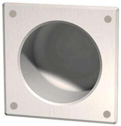 Green Clean Vandálbiztos, beépített kistekercses WC-papír tartó, szögletes peremmel, szemből rögzíthető, r. m. acél (GCHI33)