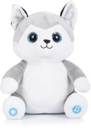 Chipolino Музикална плюшена играчка с функция нощна лампа Chipolino - Хъски (PIL02301HUSK) - kindermarket