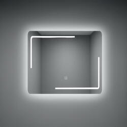 Leziter Ada 60 tükör led világítással 60x80 cm (1013-6080) - geminiduo