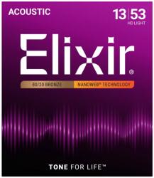 ELIXIR - 13-53 HD Light Akusztikus gitárhúr - dj-sound-light