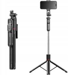  Szelfibot stabil állvány Bluetooth vezérléssel F16 fekete KP-37884 (8585063368370)