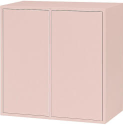 Leziter Boxie - 2 Ajtós Pink Fali Szekrény - 80x80x37 cm