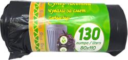  Renkli чували за смет, 80х110см, 130 литра, Здрави, 1 кг, Еко Голд, 10 броя