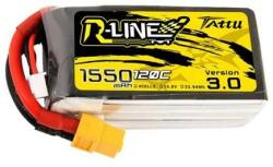 Tattu R-Line Version 3.0 1550mAh 14.8V 120C 4S1P XT60 akkumulátor (TAA15504S12X6) (TAA15504S12X6) (TAA15504S12X6)