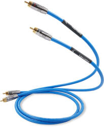 Melodika SKY BLUE SERIES SB2R - RCA M és RCA M jelkábel pár - 0, 5m (MLD-SB-2RCAM-2RCAM-BL-05)