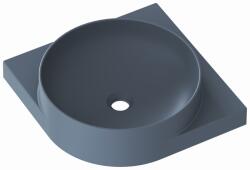 RAVAK Yard mosdótál 45x45 cm félkör alakú klasszikus-beépíthető XJX07245000 (XJX07245000)