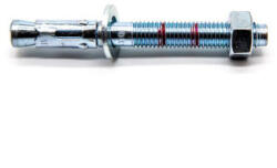 VISIMPEX Átmenő csavar (alapcsavar) CE, horganyzott 10 x 90 mm (004-002-006-065)