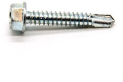 VISIMPEX Hatlapfejű önfúró lemezcsavar DIN 7504K, horganyzott 6, 3 x 38 mm (001-004-006-057)