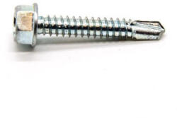 VISIMPEX Hatlapfejű önfúró lemezcsavar DIN 7504K, horganyzott 6, 3 x 50 mm (001-004-006-059)