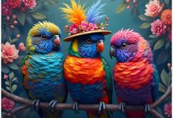 Bluebird Puzzle 91045 - Rainbow Parrots - 1000 db-os puzzle (91045)