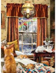 SunsOut 35280 - Winter Cats - 1000 db-os puzzle (35280)