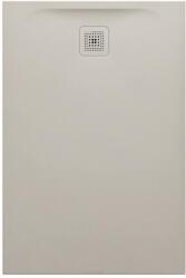 Laufen LAUFEN PRO Zuhanytálca, Marbond kompozit anyagból, extra lapos, téglalap alakú, kivezetés a rövid oldalon, Matt Bézs H2109521860001 (H2109521860001)