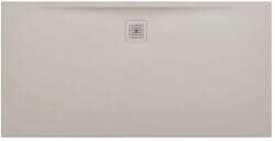 Laufen LAUFEN PRO Zuhanytálca, Marbond kompozit anyagból, extra lapos, téglalap alakú, kivezetés a hosszú oldalon, Matt Bézs H2109541860001 (H2109541860001)