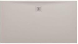 Laufen LAUFEN PRO Zuhanytálca, Marbond kompozit anyagból, extra lapos, téglalap alakú, kivezetés a hosszú oldalon, Matt Bézs H2119501860001 (H2119501860001)