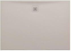 Laufen LAUFEN PRO Zuhanytálca, Marbond kompozit anyagból, extra lapos, téglalap alakú, kivezetés a hosszú oldalon, Matt Bézs H2119541860001 (H2119541860001)