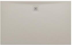 Laufen LAUFEN PRO Zuhanytálca, Marbond kompozit anyagból, extra lapos, téglalap alakú, kivezetés a hosszú oldalon, Matt Bézs H2119551860001 (H2119551860001)