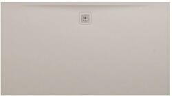 Laufen LAUFEN PRO Zuhanytálca, Marbond kompozit anyagból, extra lapos, téglalap alakú, kivezetés a hosszú oldalon, Matt Bézs H2119561860001 (H2119561860001)
