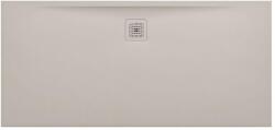 Laufen LAUFEN PRO Zuhanytálca, Marbond kompozit anyagból, extra lapos, téglalap alakú, kivezetés a hosszú oldalon, Matt Bézs H2139571860001 (H2139571860001)