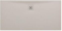 Laufen LAUFEN PRO Zuhanytálca, Marbond kompozit anyagból, téglalap alakú, kivezetés a hosszú oldalon, Matt Bézs H2159541860001 (H2159541860001)