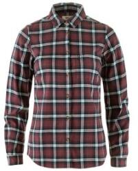 Fjällräven Övik Flannel Shirt Women Cămașă cu mânecă lungă Port-Breeze Blue L