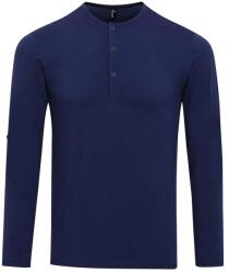 Premier Férfi Long John felhajtott ujjú póló M kék