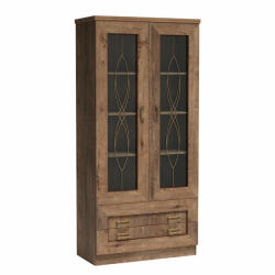  Könyvespolc Lircava 107 (Lefkas tölgy)