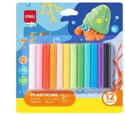 Deli Plastilina 12 culori, 160 g, DELI (DLEH712-12)