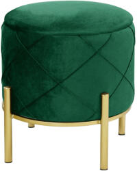 AKORD Furniture Factory Savana Palackzöld Puff (AKO-PUSAVANA-BOTTLE-GREEN)