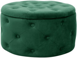 AKORD Furniture Factory AKORD Alia Kárpitozott Tárolós Puff Bársony Palackzöld (AKO-PUALIA-BOTTLE-GREEN)