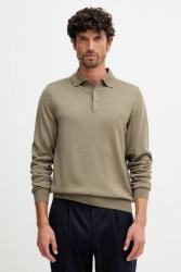 HUGO BOSS gyapjú pulóver - zöld M - answear - 44 990 Ft